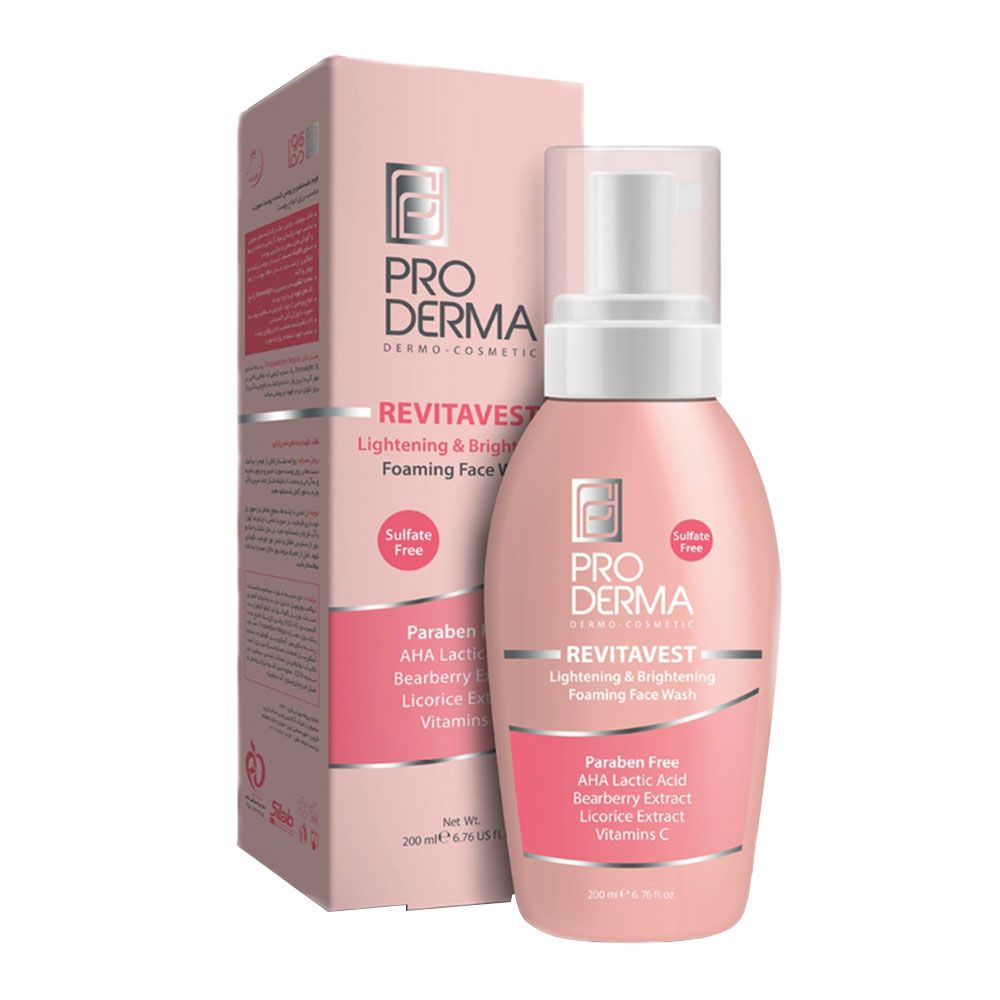 فوم شستشو صورت پرودرما مدل 01 حجم 200 میلی لیتر فوم شستشو صورت پرودرما مدل 01 حجم 200 میلی لیتر